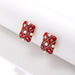 Wholesale Alloy Imitation Pearl Earrings JDC-ES-DN026 Earrings 道妮 red 2485 Wholesale Jewelry JoyasDeChina Joyas De China