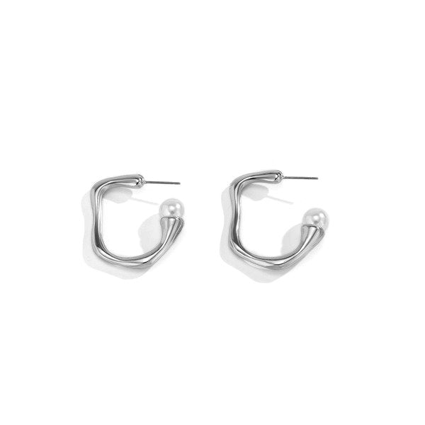 Wholesale Alloy Imitation Pearl Earrings JDC-ES-DN028 Earrings 道妮 Wholesale Jewelry JoyasDeChina Joyas De China