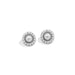 Wholesale alloy imitation pearl flower disc earrings JDC-ES-DN022 Earrings 道妮 white k Wholesale Jewelry JoyasDeChina Joyas De China