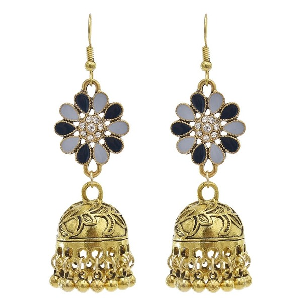 Bulk Jewelry Wholesale alloy Indian style diamond earrings JDC-ES-T24 Wholesale factory from China YIWU China
