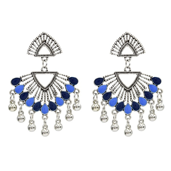 Bulk Jewelry Wholesale alloy Indian style retro triangle earrings JDC-ES-T11 Wholesale factory from China YIWU China