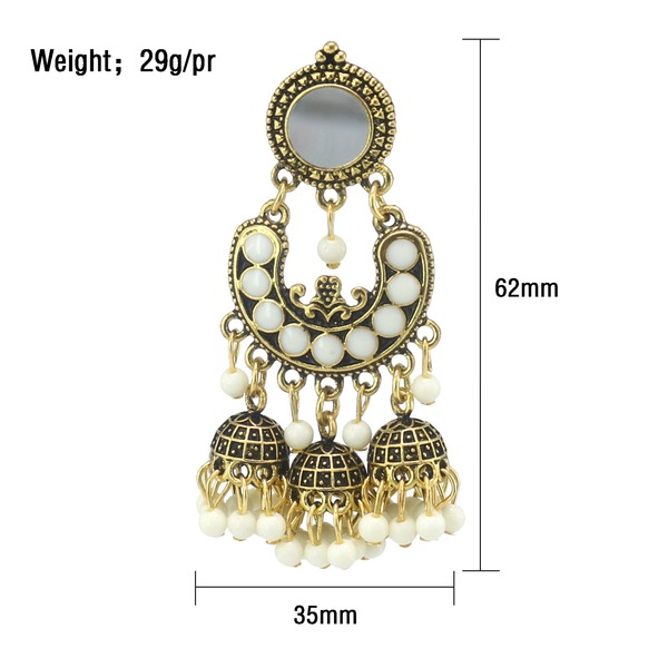 Bulk Jewelry Wholesale alloy Indian wind bell birdcage earrings JDC-ES-T19 Wholesale factory from China YIWU China