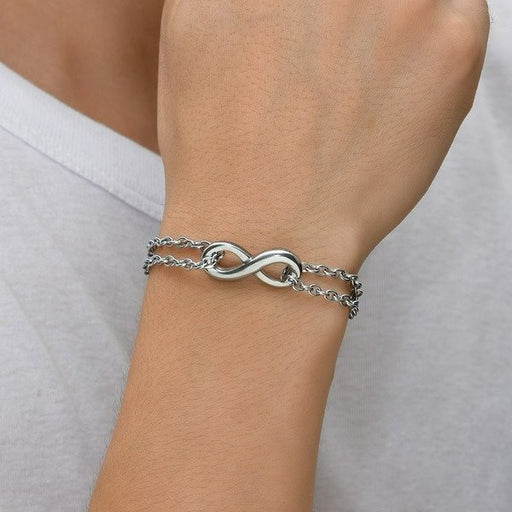 Wholesale alloy infinity figure 8 bracelet JDC-BT-MiMeng002 Bracelet 米萌 Wholesale Jewelry JoyasDeChina Joyas De China