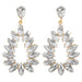 Wholesale alloy inlaid gemstone earrings JDC-ES-JQ-002 Earrings 佳琪 white Wholesale Jewelry JoyasDeChina Joyas De China