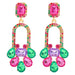 Wholesale alloy inlaid gemstone earrings JDC-ES-JQ150 Earrings JoyasDeChina color Wholesale Jewelry JoyasDeChina Joyas De China