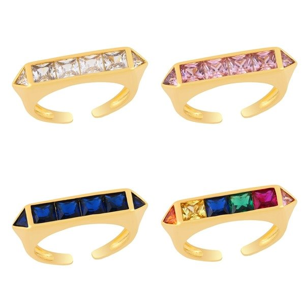 Wholesale alloy inlaid zircon open ring JDC-RS-AS306 Rings 翱昇 Wholesale Jewelry JoyasDeChina Joyas De China