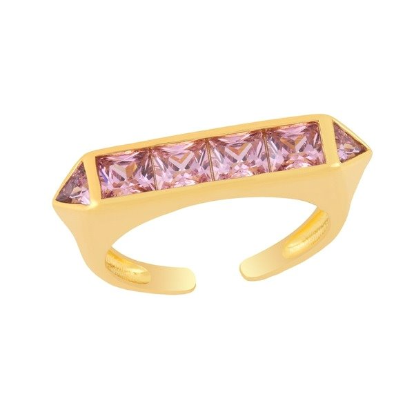 Wholesale alloy inlaid zircon open ring JDC-RS-AS306 Rings 翱昇 Wholesale Jewelry JoyasDeChina Joyas De China