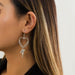 Wholesale alloy iron ear hook heart earrings JDC-ES-DN027 Earrings 道妮 Wholesale Jewelry JoyasDeChina Joyas De China