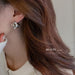 Wholesale alloy irregular earrings JDC-ES-BY161 Earrings 宝钰 Wholesale Jewelry JoyasDeChina Joyas De China