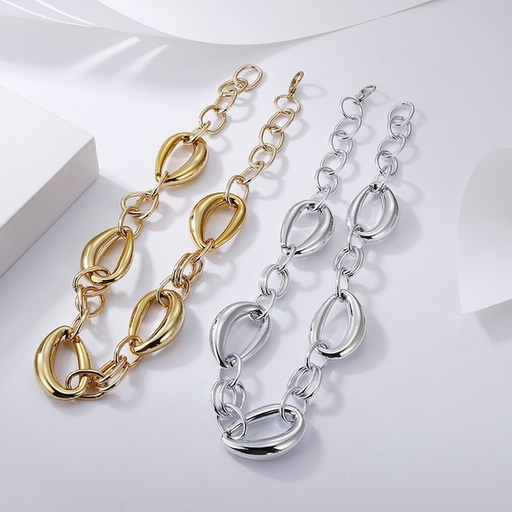 Bulk Jewelry Wholesale alloy irregular ring necklaces JDC-NE-YN011 Wholesale factory from China YIWU China