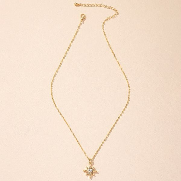 Wholesale alloy Korean version ins cool wind sky awn star necklace JDC-NE-AYN107 NECKLACE JoyasDeChina Wholesale Jewelry JoyasDeChina Joyas De China