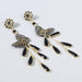 Wholesale Alloy Lace Acrylic Butterfly Earrings JDC-ES-JL-005colored rhinestones Earrings ?鹄? Wholesale Jewelry JoyasDeChina Joyas De China