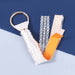 Wholesale Alloy Lace Fabric Long Tassel Keychain JDC-KC-JL003 Keychains 氿乐 orange Wholesale Jewelry JoyasDeChina Joyas De China