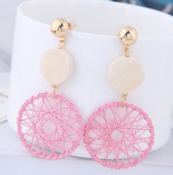 Bulk Jewelry Wholesale alloy large circle Earrings JDC-ES-sf045 Wholesale factory from China YIWU China