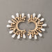 Wholesale alloy large pearl fan-shaped diamond set semicircle earrings JDC-ES-C180 Earrings JoyasDeChina 18314 Wholesale Jewelry JoyasDeChina Joyas De China