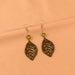 Wholesale alloy leaf earrings JDC-ES-LSY003 Earrings JoyasDeChina ear hook Wholesale Jewelry JoyasDeChina Joyas De China