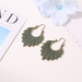 Bulk Jewelry Wholesale alloy leaf feather earrings JDC-ES-MH026 Wholesale factory from China YIWU China
