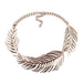 Wholesale Alloy leaf shaped alloy necklace JDC-NE-JQ163 NECKLACE 佳琪 Wholesale Jewelry JoyasDeChina Joyas De China
