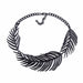 Wholesale Alloy leaf shaped alloy necklace JDC-NE-JQ163 NECKLACE 佳琪 silver Wholesale Jewelry JoyasDeChina Joyas De China
