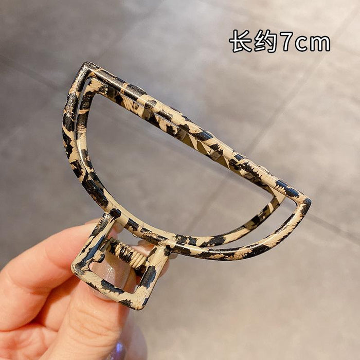 Bulk Jewelry Wholesale alloy leopard print hair clips JDC-HC-DJ007 Wholesale factory from China YIWU China