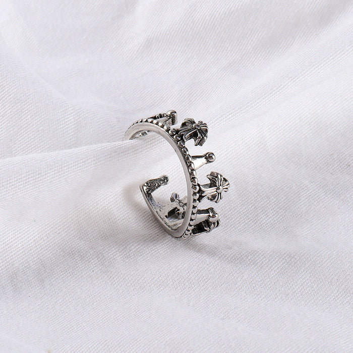 Wholesale Alloy Letter Elephant Ring MOQ≥2 JDC-RS-JuY006 Rings 聚耀 37 minimum 2 pieces for wholesale 1 Wholesale Jewelry JoyasDeChina Joyas De China