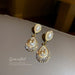 Wholesale alloy letter H Earrings JDC-ES-BY-068 Earrings 宝钰 Wholesale Jewelry JoyasDeChina Joyas De China