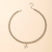 Wholesale alloy letter popular element necklace JDC-NE-C223 NECKLACE 咏歌 Wholesale Jewelry JoyasDeChina Joyas De China