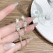 Wholesale alloy light luxury earrings silver needle earrings JDC-ES-XuF034 Earrings 旭帆 Wholesale Jewelry JoyasDeChina Joyas De China