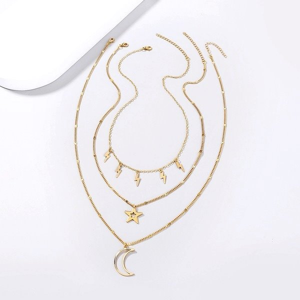 Wholesale Alloy lightning Necklace JDC-NE-NM052 NECKLACE 诺铭 Wholesale Jewelry JoyasDeChina Joyas De China
