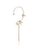 Wholesale alloy long tassel earrings JDC-ES-XuF038 Earrings 旭帆 gold Wholesale Jewelry JoyasDeChina Joyas De China