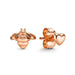 Wholesale alloy love and Bee Earrings JDC-ES-xingl006 Earrings 星鸾 Wholesale Jewelry JoyasDeChina Joyas De China