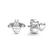 Wholesale alloy love and Bee Earrings JDC-ES-xingl006 Earrings 星鸾 Wholesale Jewelry JoyasDeChina Joyas De China