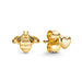 Wholesale alloy love and Bee Earrings JDC-ES-xingl006 Earrings 星鸾 golder Wholesale Jewelry JoyasDeChina Joyas De China