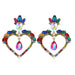 Wholesale alloy love earrings JDC-ES-JQ202 Earrings 佳琪 color Wholesale Jewelry JoyasDeChina Joyas De China