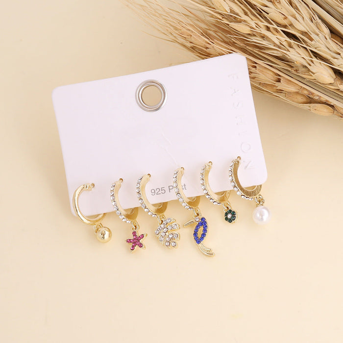 Wholesale alloy love eye Earrings JDC-ES-Bingm008 Earrings 冰萌 6# Wholesale Jewelry JoyasDeChina Joyas De China