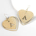 Wholesale Alloy Love Letter Earrings JDC-ES-JL831 Earrings 氿乐 A Wholesale Jewelry JoyasDeChina Joyas De China