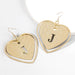Wholesale Alloy Love Letter Earrings JDC-ES-JL831 Earrings 氿乐 J Wholesale Jewelry JoyasDeChina Joyas De China