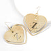 Wholesale Alloy Love Letter Earrings JDC-ES-JL831 Earrings 氿乐 Z Wholesale Jewelry JoyasDeChina Joyas De China