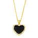 Wholesale alloy love necklace JDC-NE-AS381 NECKLACE 翱昇 balck Wholesale Jewelry JoyasDeChina Joyas De China