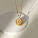 Wholesale alloy love round necklace JDC-NE-JD350 NECKLACE 杰鼎 Wholesale Jewelry JoyasDeChina Joyas De China
