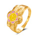 Bulk Jewelry Wholesale alloy love smiley face flower rings JDC-RS-A256 Wholesale factory from China YIWU China