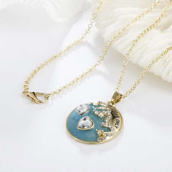 Bulk Jewelry Wholesale alloy love temperament Necklaces JDC-NE-YN010 Wholesale factory from China YIWU China