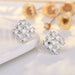 Wholesale alloy mesh braided earrings JDC-ES-QLX051 Earrings 巧兰轩 silver Wholesale Jewelry JoyasDeChina Joyas De China