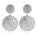 Wholesale alloy metal carved earrings JDC-ES-JQ206 Earrings 佳琪 Wholesale Jewelry JoyasDeChina Joyas De China