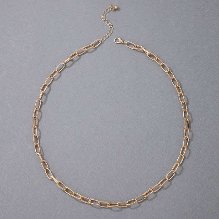 Wholesale alloy metal chain single layer necklace JDC-NE-C189 NECKLACE 咏歌 16467 Wholesale Jewelry JoyasDeChina Joyas De China
