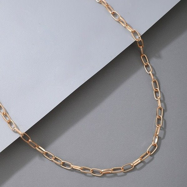 Wholesale alloy metal chain single layer necklace JDC-NE-C189 NECKLACE 咏歌 Wholesale Jewelry JoyasDeChina Joyas De China