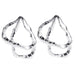 Wholesale alloy metal earrings JDC-ES-JQ219 Earrings 佳琪 silver Wholesale Jewelry JoyasDeChina Joyas De China