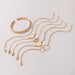 Wholesale alloy metal shell circle six-piece bracelet JDC-BT-C158 Bracelet 咏歌 Wholesale Jewelry JoyasDeChina Joyas De China