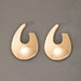 Wholesale Alloy Metal Simple Creative C-shaped Moon Earrings JDC-ES-C128 earrings JoyasDeChina 18669 Wholesale Jewelry JoyasDeChina Joyas De China