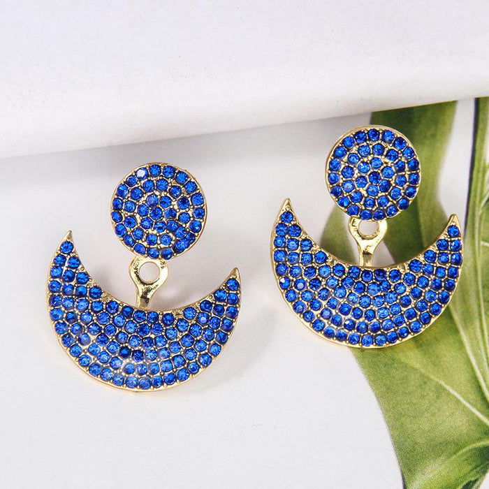 Bulk Jewelry Wholesale alloy Moon Earrings JDC-ES-YN030 Wholesale factory from China YIWU China